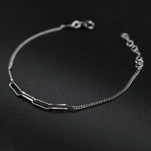 Srebrna narukvica sa pet karika